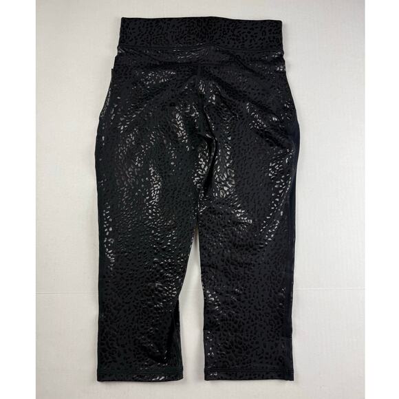 Pilot Carbone Black Leopard Print Leggings - Size Small - Picture 6 of 8